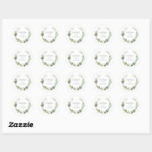 Sticker classique Mariage Eucalyptus (Feuille)