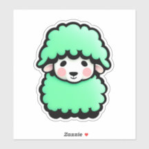 Sticker classique mouton