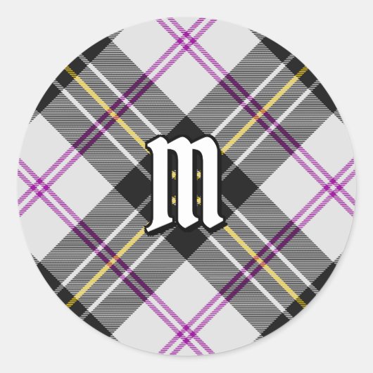 Sticker classique rond Clan MacPherson (Devant)