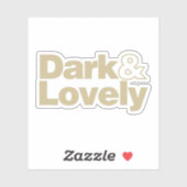 Sticker Classique Sombre Et Belle (Feuille)