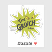 Sticker Classique The Grinch | Green Starburst (Feuille)
