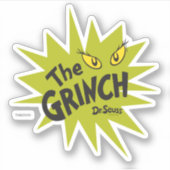 Sticker Classique The Grinch | Green Starburst (Devant)