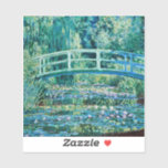 Sticker Claude Monet<br><div class="desc">Claude Monet - Nappes D'Eau Et Pont Japonais (1899)</div>