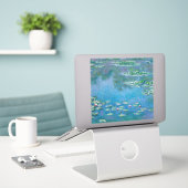 Sticker Claude Monet (Ordinateur portable sur le bureau)