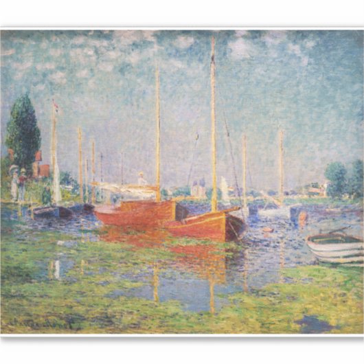 Sticker Claude Monet - Argenteuil (Devant)