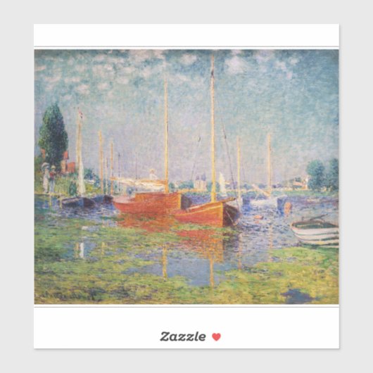 Sticker Claude Monet - Argenteuil (Feuille)
