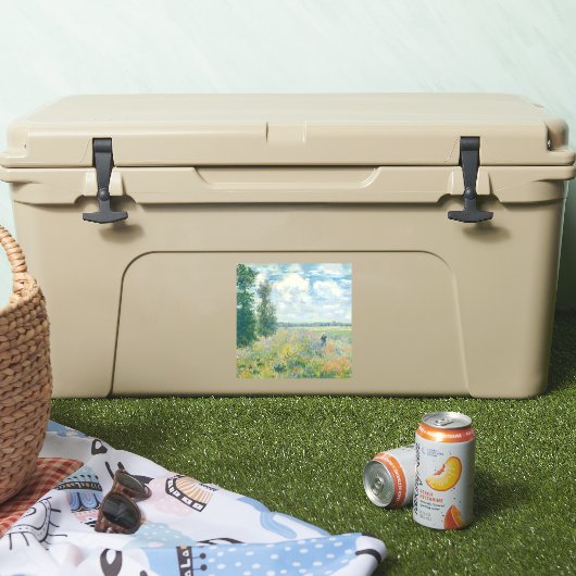 Sticker Claude Monet - Champs de pavot près d'Argenteuil ( (Glacière)