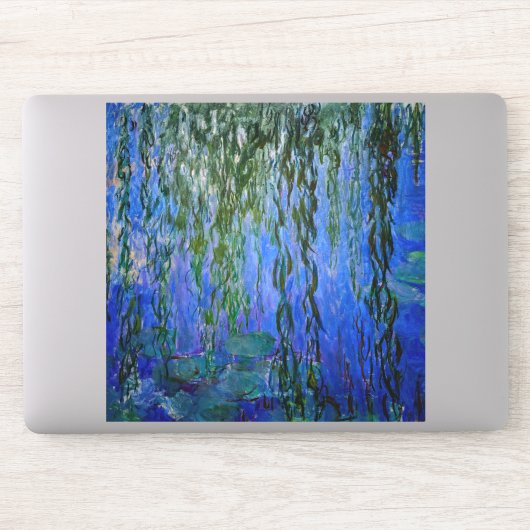 Sticker Claude Monet - Lys d'eau avec saule plumant (Ordinateur)