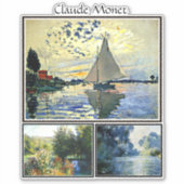 Sticker Claude Monet peinture célèbre (Devant)