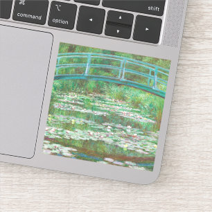 Sticker Claude Monet pont de football japonais. Impression