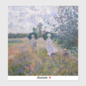 Sticker Claude Monet - Promenade près d'Argenteuil (Feuille)