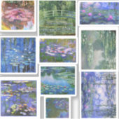 Sticker Claude Monet Water Lilies Peintures (Devant)