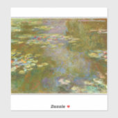 Sticker Claude Monet - Water Lily Pond 1917 (Feuille)