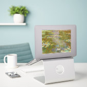 Sticker Claude Monet - Water Lily Pond 1917 (Ordinateur portable sur le bureau)