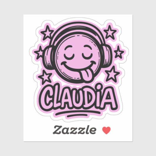 Sticker Claudia (Feuille)