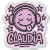 Sticker Claudia (Devant)