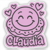 Sticker Claudia (Devant)