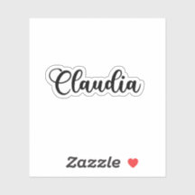 Claudia Nom - Calligraphie manuscrite