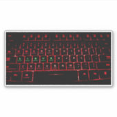 Sticker Clavier Linux (Devant)