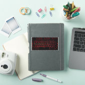 Sticker Clavier Linux (Couverture iPad)
