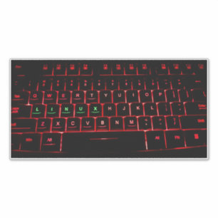 Sticker Clavier Linux