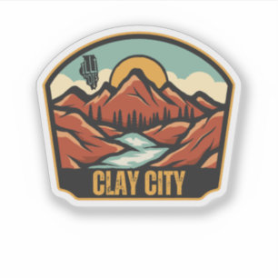 Sticker Clay City, Illinois