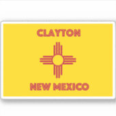 Sticker Clayton NM (Devant)