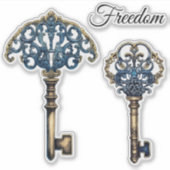 Sticker Clés de liberté (Devant)