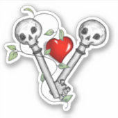 Sticker Clés squelettes (Devant)