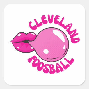 Sticker Cleveland Foosball Bubblegum