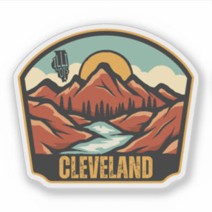 Sticker Cleveland, Illinois
