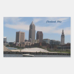 Sticker Cleveland OH Skyline