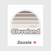 Sticker Cleveland Ohio (Feuille)