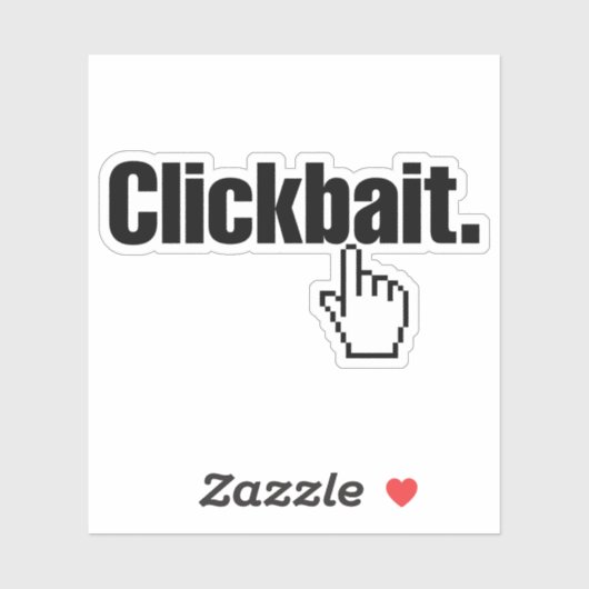 Sticker Clickbait. (Feuille)