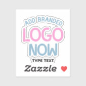 STICKER CLIENT SIMPLE CONTEMPORAIN PROPRE CLAIR FASHIONABL (Feuille)