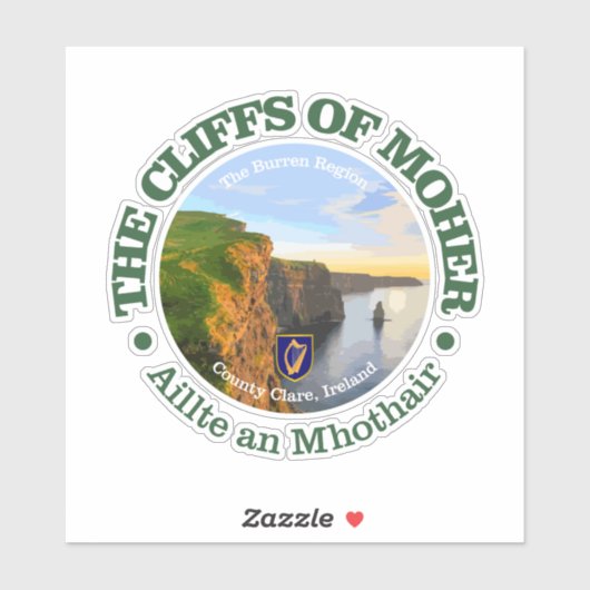 Sticker Cliffs of Moher (Feuille)