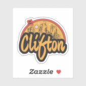 Sticker Clifton, Arizona (Feuille)