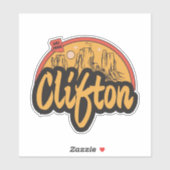 Sticker Clifton, Arizona (Feuille)
