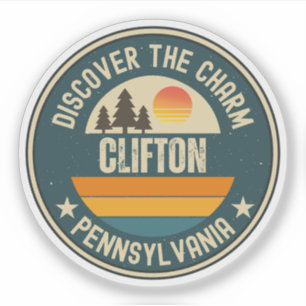 Sticker Clifton, Pennsylvanie