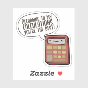 Sticker Clin de calcul pour la meilleure personne