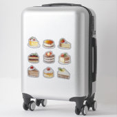 Sticker clipart d'aquarelle de la collection de dessert de (Sur valise)