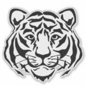 Sticker Clipart de tigre (Devant)