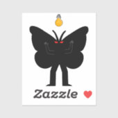 Sticker Clipart Mothman (Feuille)