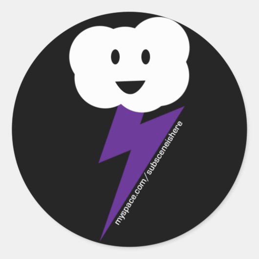 Sticker Cloud&Lightning ! (Devant)