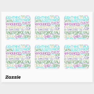 Sticker Cloud Word de Salesforce