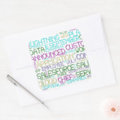 Sticker Cloud Word de Salesforce (Enveloppe)