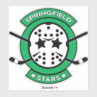 Sticker Clous de fenêtre Stars Springfield 8"