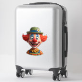 Sticker Clown joyeux (Sur valise)