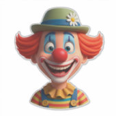 Sticker Clown joyeux (Devant)
