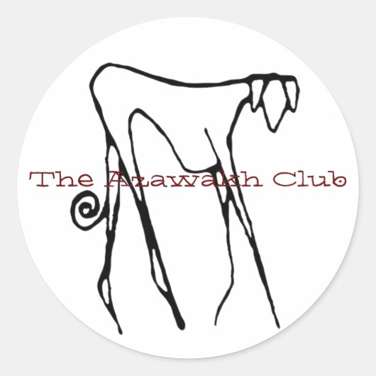Sticker Club Azawakh (Devant)